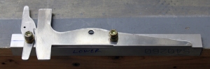 Here's the forward latch, without the upper angle, showing the closed/locked position.